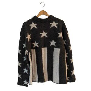 Louis Vuitton Mohair Stars and Stripes // Mens // Size: Medium // Colour: Grey